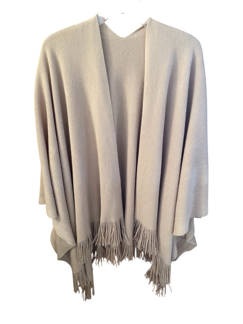 Women’s Tan Shawl Wrap Pashmina Stole Approximately 54’ X 52’ - Picture 1 of 3